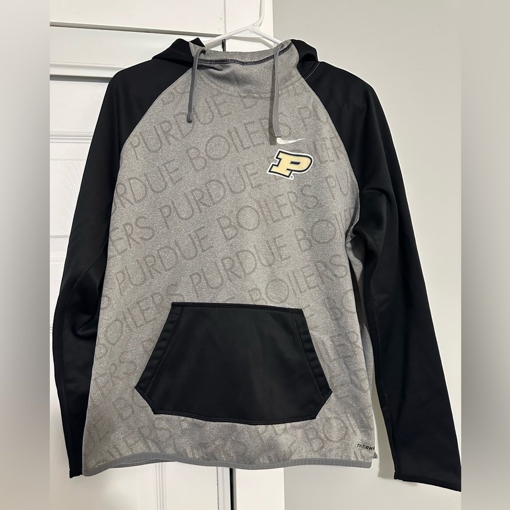 Purdue Boilermakers Gray and Black Hoodie